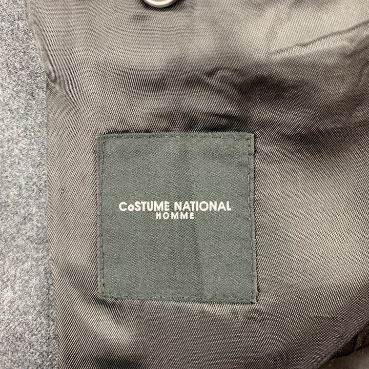 CoSTUME NATIONAL Size 38 R Dark Gray Wool Peak Lapel Suit