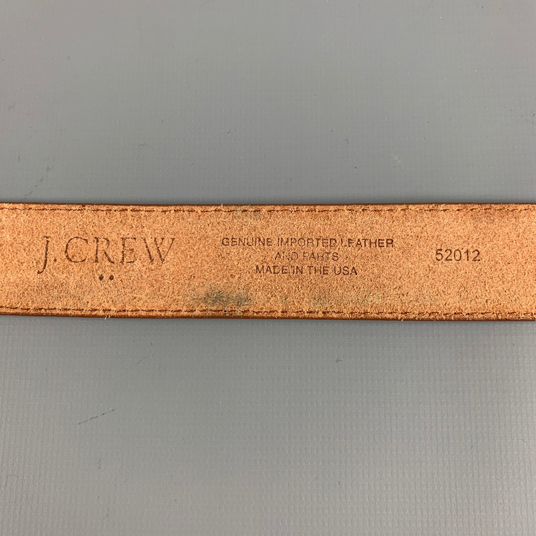 J.CREW Size 32 Brown Leather Belt