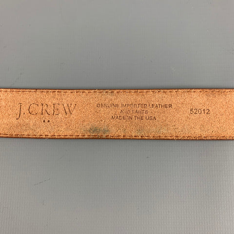 J.CREW Size 32 Brown Leather Belt
