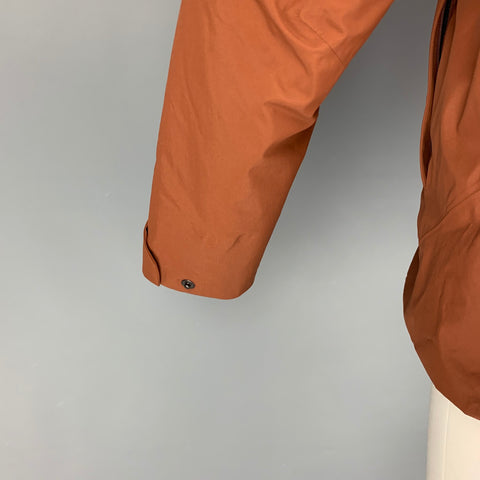 ARCTERYX Size M Brick Nylon Wind Stopper Hooded Jacket