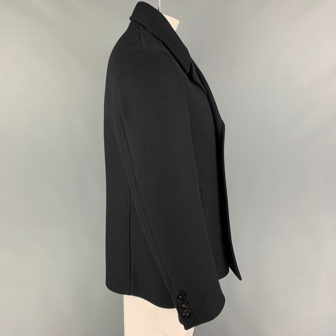 BOSS by HUGO BOSS Size M Navy Virgin Wool Cashmere Peacoat