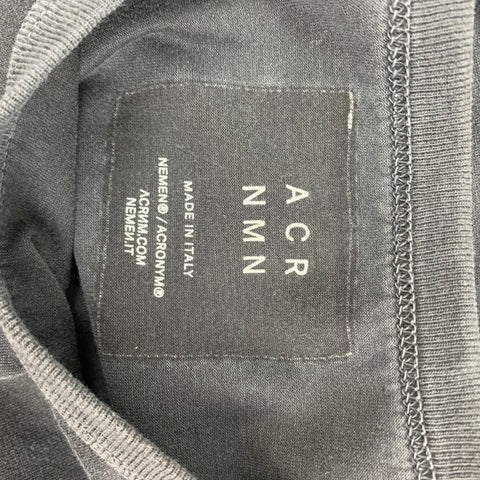 ACRONYM SS 15 Size M Charcoal Wash Cotton S10-C T-shirt