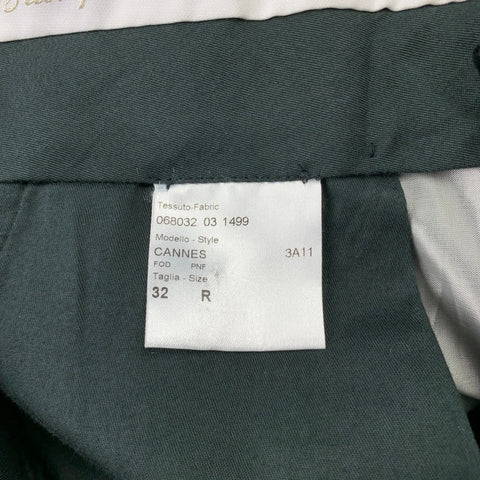 BRIONI Size 32 Black Corduroy Cuffed Hem Dress Pants BRIONI