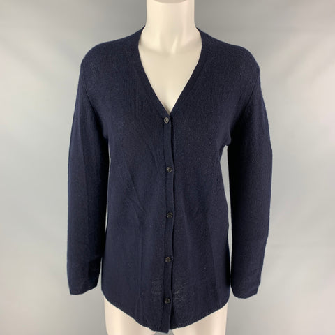TSE Cárdigan extragrande de cachemira azul marino talla XS