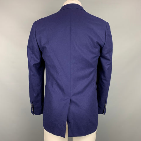 PAUL SMITH The Byard Taille 38 Manteau de sport à revers cranté en laine violette