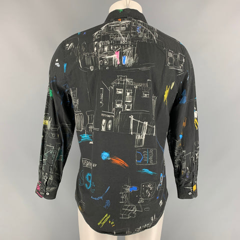 PS by PAUL SMITH Size M Multi-Color Print Cotton Button Up Long Sleeve Shirt