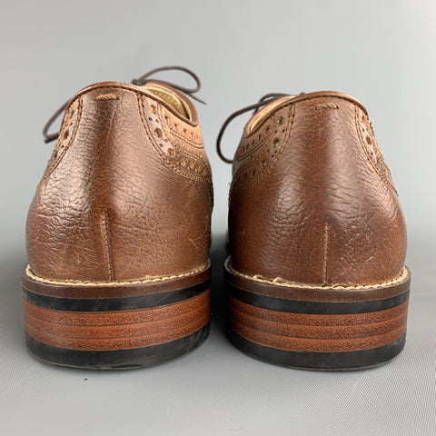 COLE HAAN Taille 8 Tan Brogues Cuir Brogue Chaussures à lacets