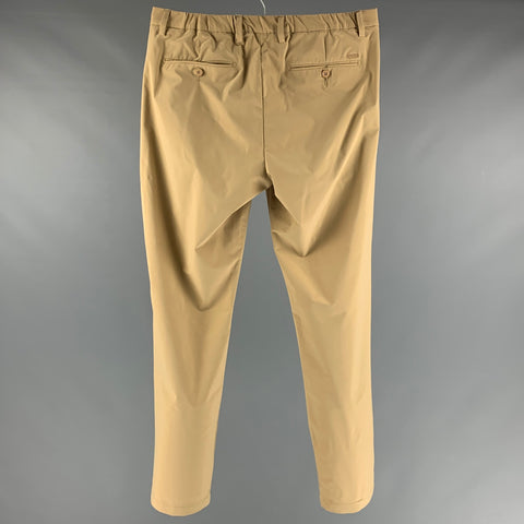POLO by RALPH LAUREN Size 33 Beige Polyester Flat Front Casual Pants
