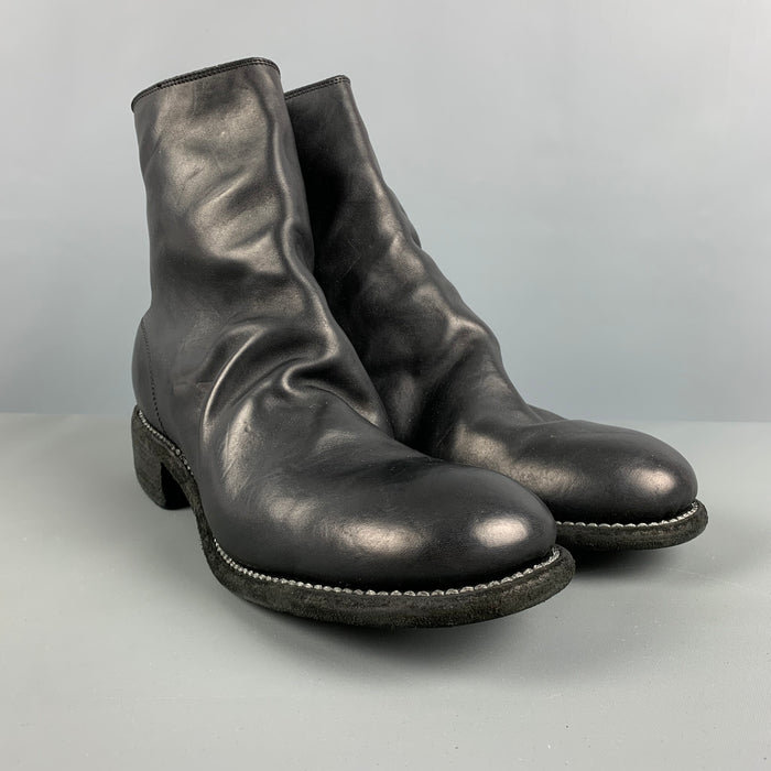 GUIDI Size 11 Black Boots