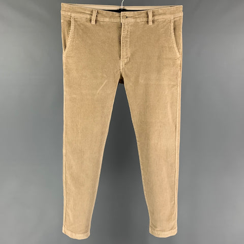 LEVI'S XX CHINO Size 34 Tan Corduroy Cotton Polyester Casual Pants