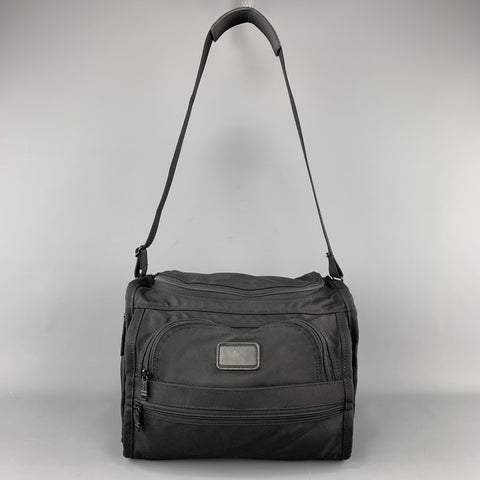 Sac messager en toile de nylon noir TUMI