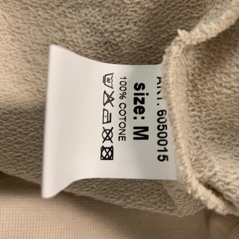 CATERPILLAR Size M Khaki Graphic Cotton Hoodie Sweatshirt