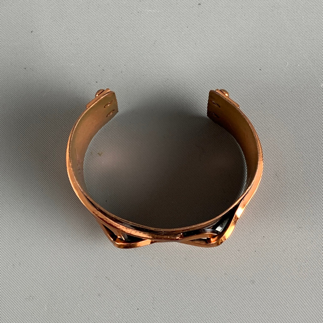 VINTAGE Gold Copper Metal Bracelet