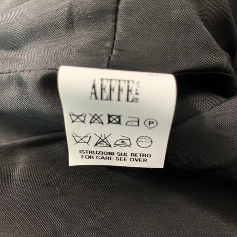 ALBERTA FERRETTI Size 8 Black Rayon Blend Hidden Snaps Jacket