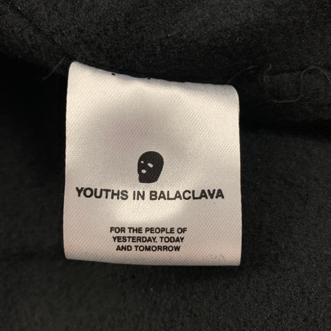 YOUTHS IN BALACLAVA Size XL Black Fleece Tunic Pullover