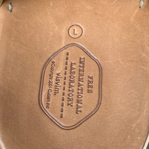 VISVIM Sandalias sin cordones de cuero con flecos color canela talla L