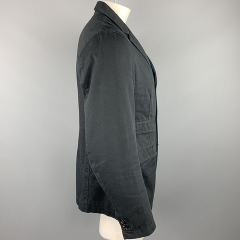 ENGINEERED GARMENTS Size 42 Navy Cotton Notch Lapel Sport Coat