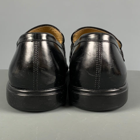 COLE HAAN Size 9 Black Leather Rubber Sole Loafers