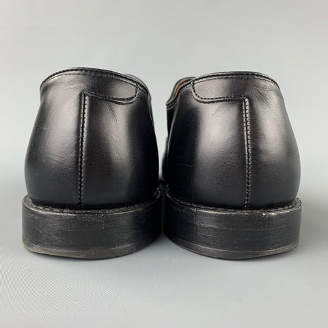 ALLEN EDMONDS Park Avenue Size 11.5 Black Leather Cap Toe Lace Up Shoes