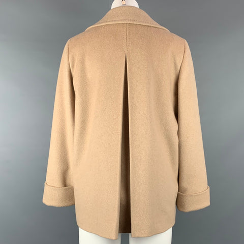 MAX MARA Chaqueta acampanada en mezcla de pelo de camello talla 12