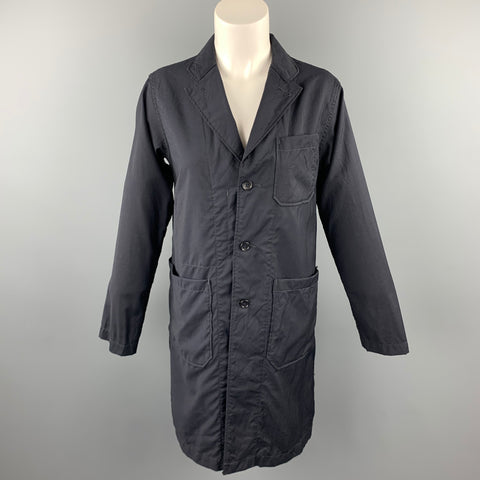 ENGINEERED GARMENTS Taille S Manteau à revers cranté en laine noire