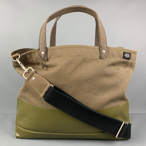 JACK SPADE Sac fourre-tout rectangulaire en toile olive