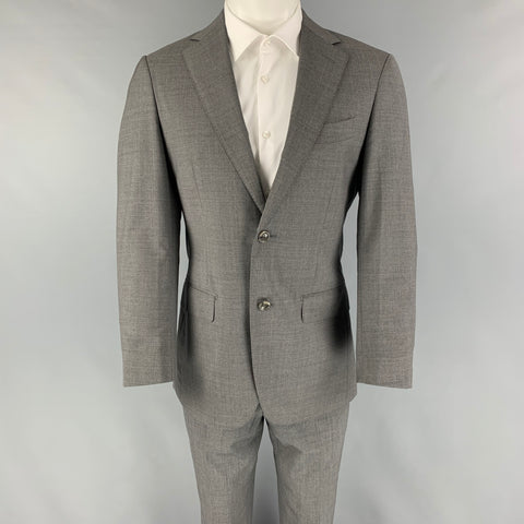 SUIT SUPPLY Size 36 Light Gray Wool Notch Lapel Suit