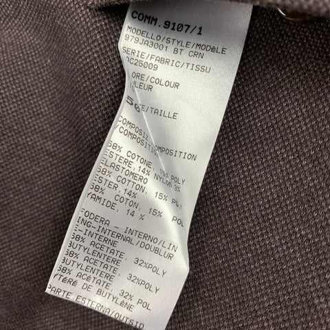 ELEVENTY Size 40 Eggplant Cotton Blend Notch Lapel Sport Coat