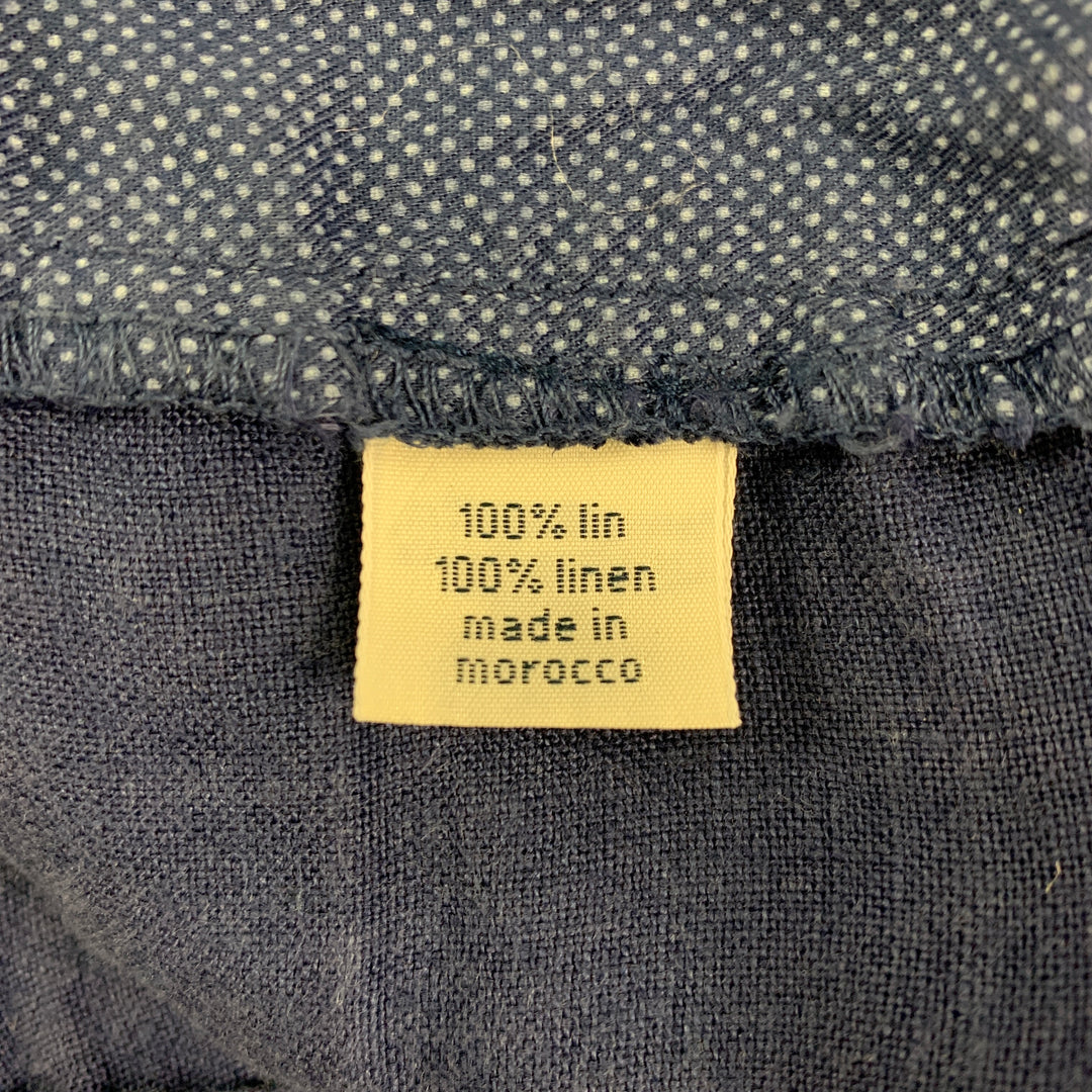 HARTFORD Size 32 Navy Linen Shorts