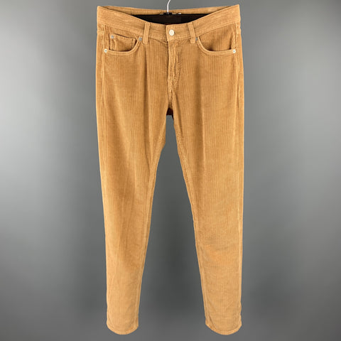 THE CORDS & CO Size 29 Tan Cotton Zip Fly Casual Pants