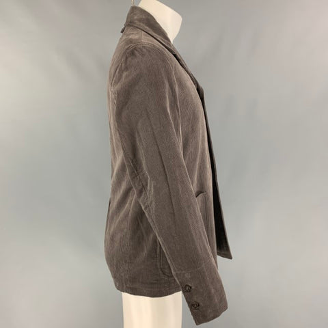 BLACK FLEECE Talla M Chaqueta Algodón Pana Gris