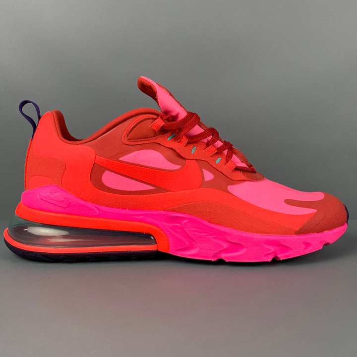 NIKE AIR 70 REACT Talla 12 Zapatillas de deporte con cordones de nailon rosa