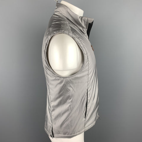POLO GOLF Chest Size S Grey Nylon / Polyester Zip Up Vest