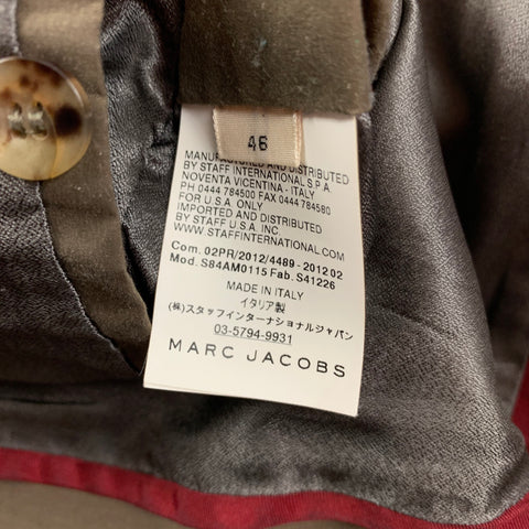 MARC JACOBS Size XS Olive Cotton Hooded Jacket