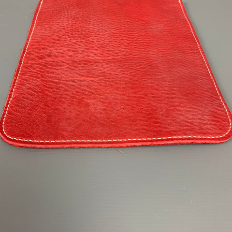 VINTAGE Red & White Stripe Leather iPad Cover