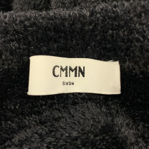 CMMN SWND Size L Midnight Blue Textured Polyamide Sweater