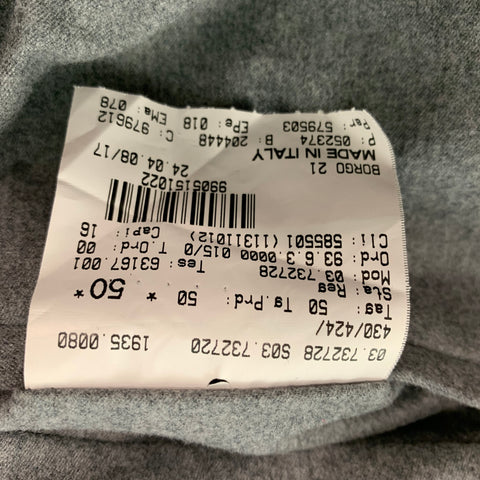 GIORGIO ARMANI Size 34 Grey Solid Wool Blend Zip Fly Dress Pants