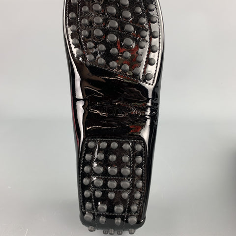 TOD'S Zapatos planos de charol negro talla 10