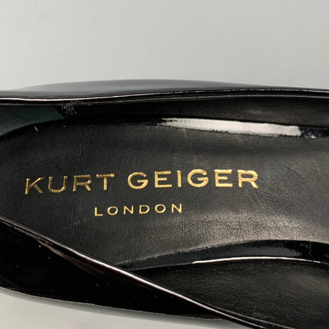KURT GEIGER Talla 6 Zapatos de tacón de charol negro