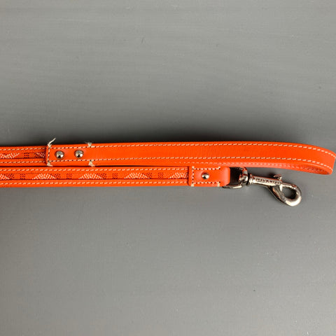 GOYARDLaisse pour chien Cuir Monogram Orange Maroquinerie