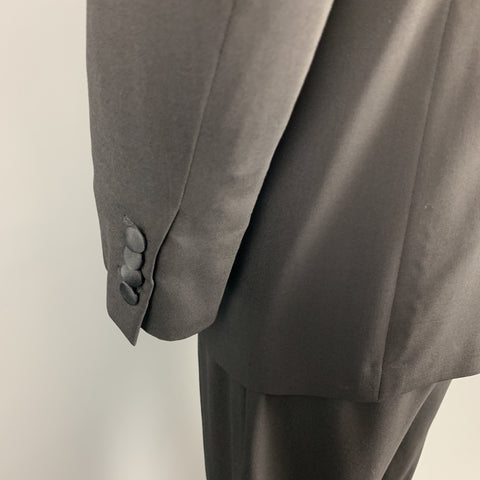 PRADA Taille 44 Smoking à revers cranté en laine noire