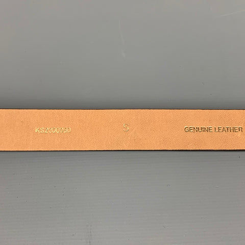 KATE SPADE Cinturón flaco de cuero dorado talla S