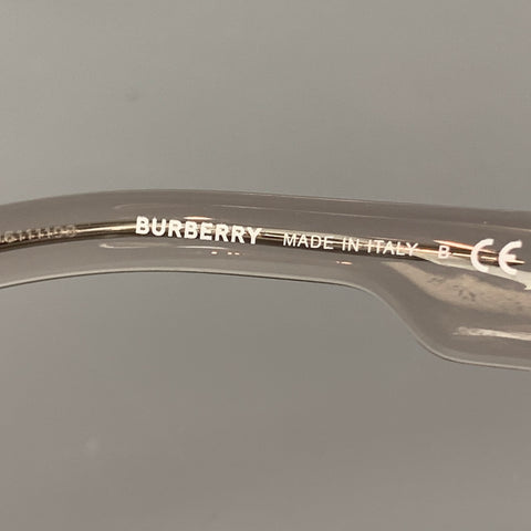 BURBERRY B4281 Grey Transparent Acetate Sunglasses