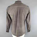 FORME 3’3204322896  Size S Charcoal Washed Dyed Cotton Long Sleeve Shirt FORME 3’3204322896