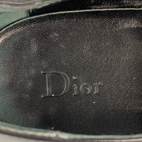 DIOR HOMME Size 10.5 Black Leather Penny Loafers