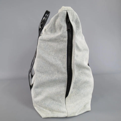 3.1 PHILLIP LIM Blue Denim Black Leather 31 Hour Bag 3.1 PHILLIP LIM