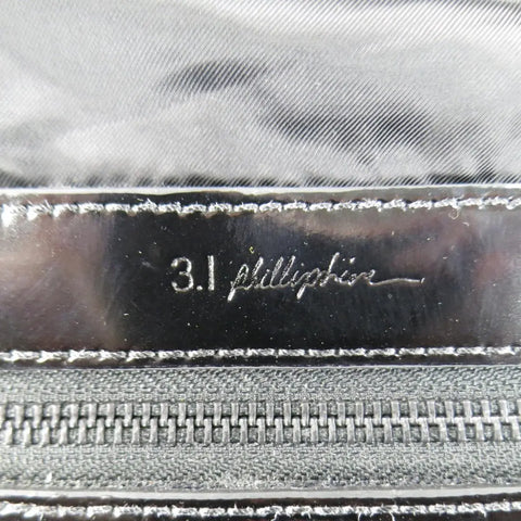 3.1 PHILLIP LIM Blue Denim Black Leather 31 Hour Bag 3.1 PHILLIP LIM