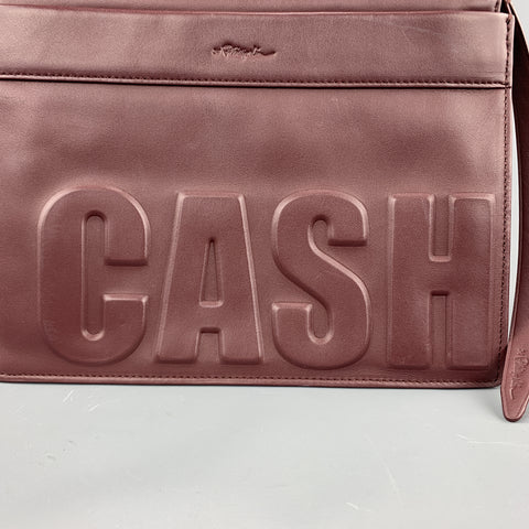 3.1 PHILLIP LIM Burgundy Leather CASH ONLY Clutch Handbag