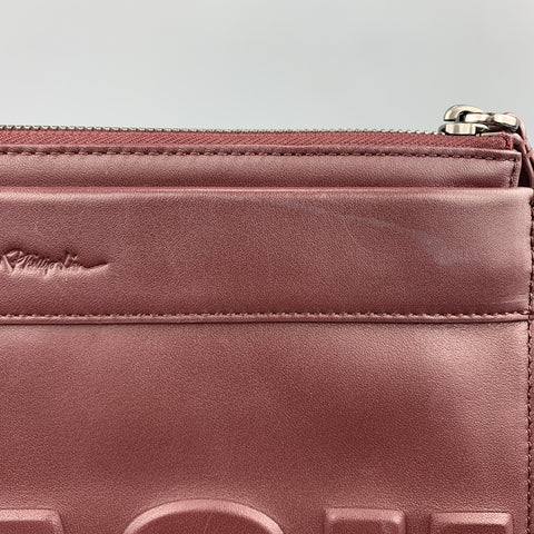 3.1 PHILLIP LIM Burgundy Leather CASH ONLY Clutch Handbag