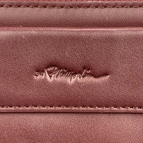 3.1 PHILLIP LIM Burgundy Leather CASH ONLY Clutch Handbag